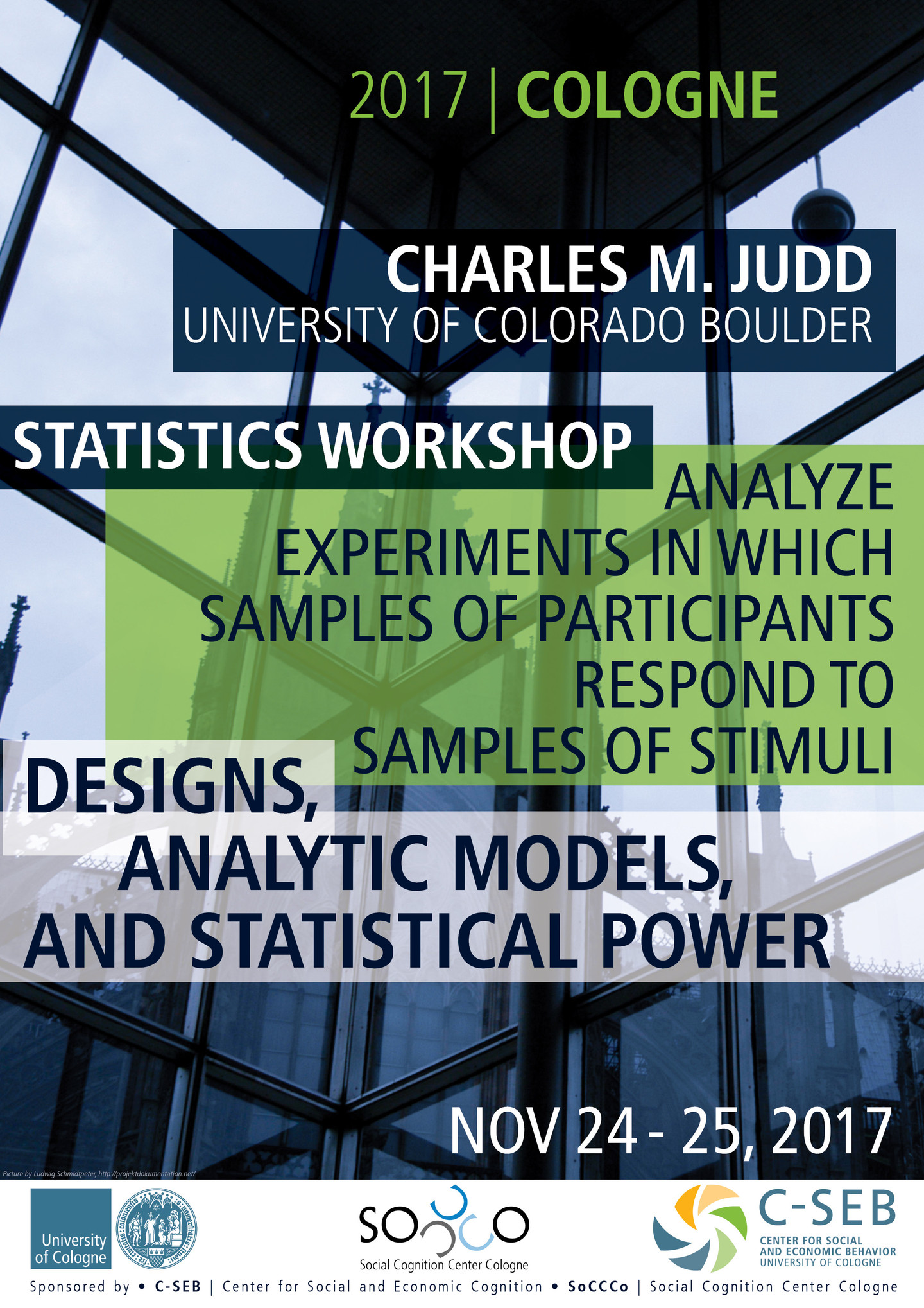Statistics Workshop | Charles M. Judd